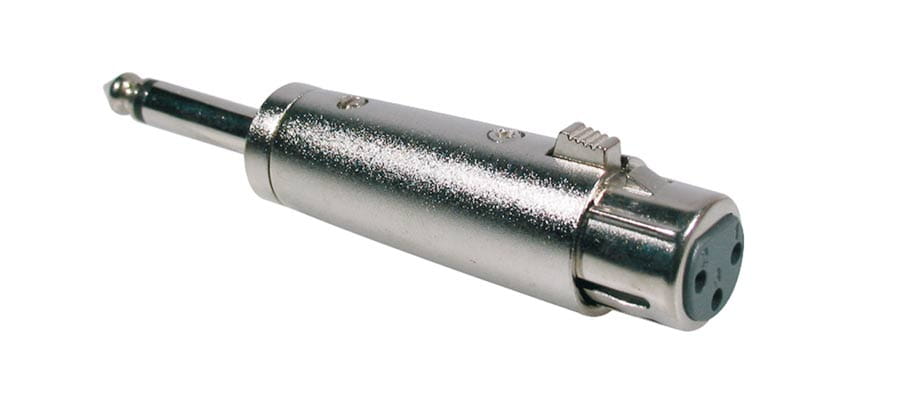 Boston Adaptor, XLR Female metal - 6.3mm jack male (AT-290)