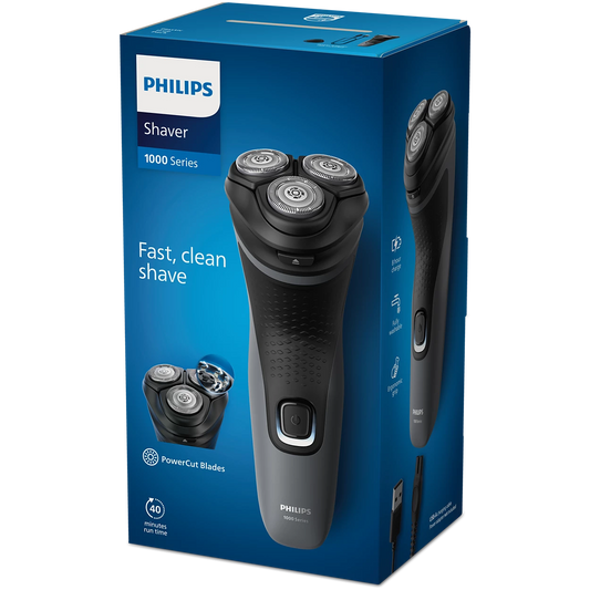 Philips Wet & Dry Electric Shaver Series 1000 with 4D Flex Heads – S1142/00