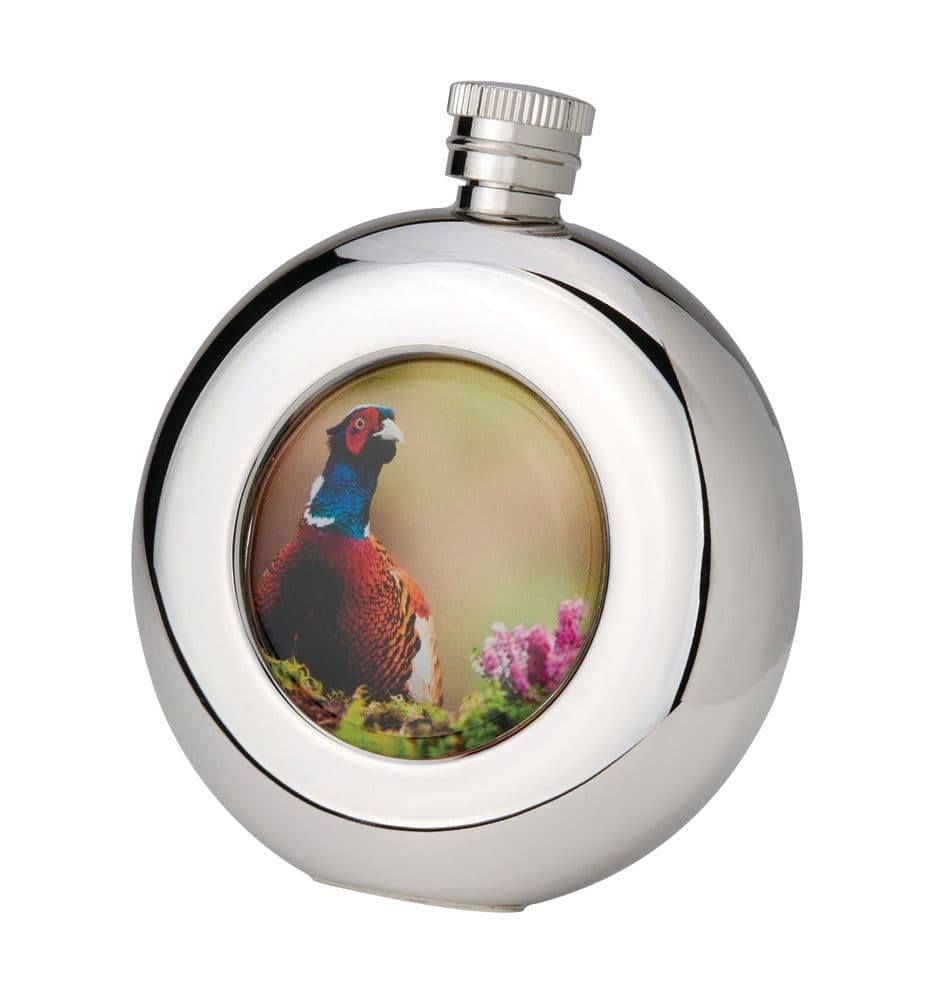 Bisley Round Stainless Steel Hip Flask 4.5oz