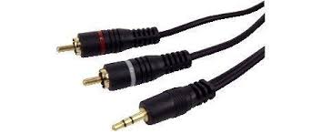 GBC Audio RCA Stereo 3.5mm plug - 2RCA plug