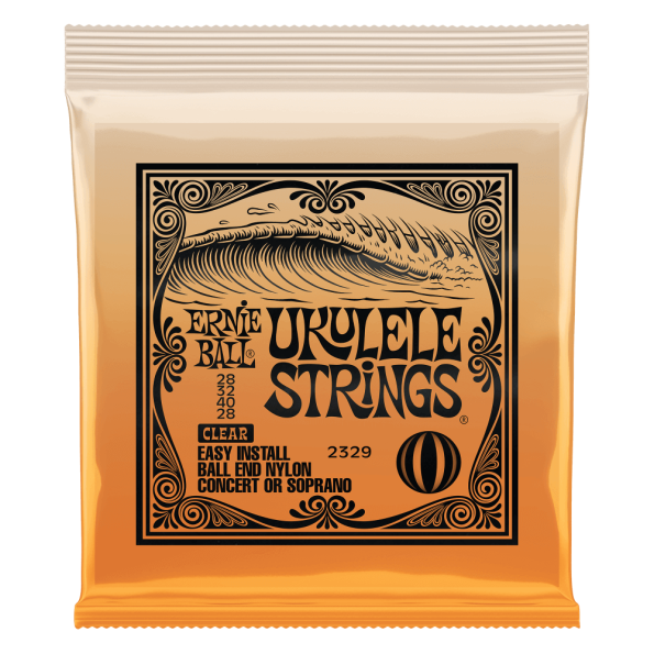 Ernie Ball Ukulele Strings - Clear (Ball End)
