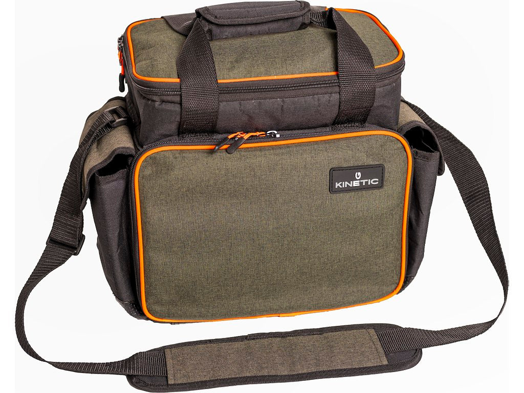 Kinetic Large Lure Bag 4 Box System (Olive Melange/Orange)