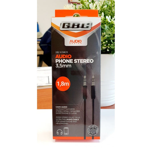 GBC Audio Phone Stereo 3.5mm plug - 3.5mm plug