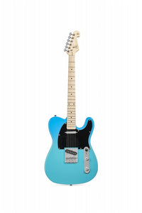 SX Modern Series 2 Pickup Electric Guitar with Gigbag | Blue Glow
