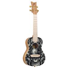 Ortega Art Series Concert Ukulele  - Catalpa Birds