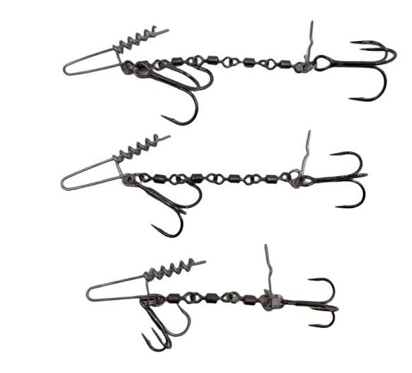 Behr Soft Plastic Double Hook Rig 13cm