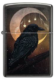 Zippo - Raven & Moon Design