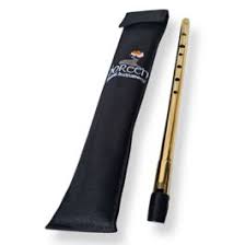 Boreen Tunable D Whistle - Polished Brass Finish incl Soft Padded Case