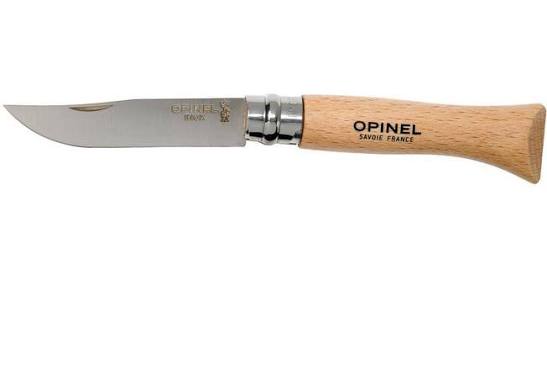 Opinel Stainless Steel Inox Knives (Various Sizes)
