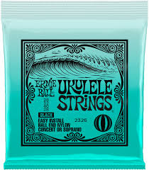 Ernie Ball Ukulele Strings - Black (Ball End)
