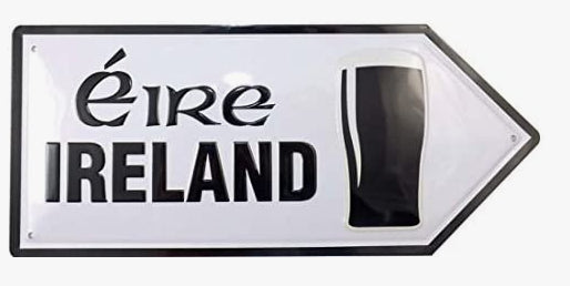 Irish Metal Souvenir Road Signs