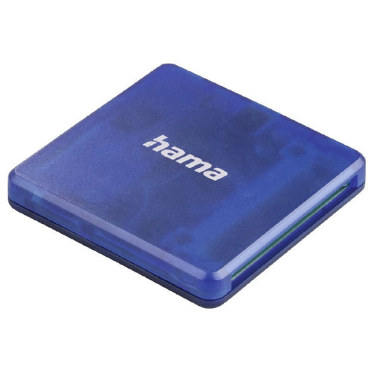 Hama USB 2.0 Multi Card Reader, SD/microSD/CF, blue Card Reader