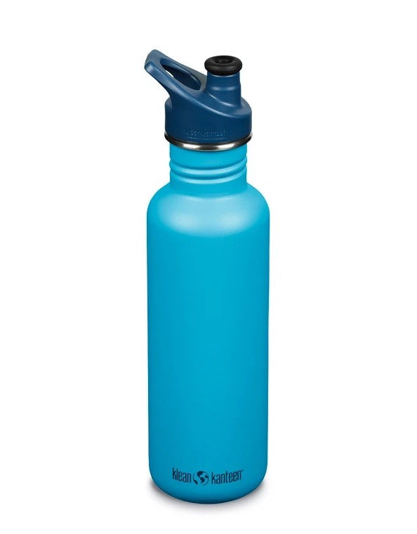 Klean Kanteen Classic Water Bottle w/ Sports Cap - 800ml