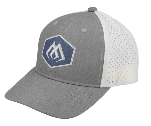 Mikado Baseball Cap - Grey White