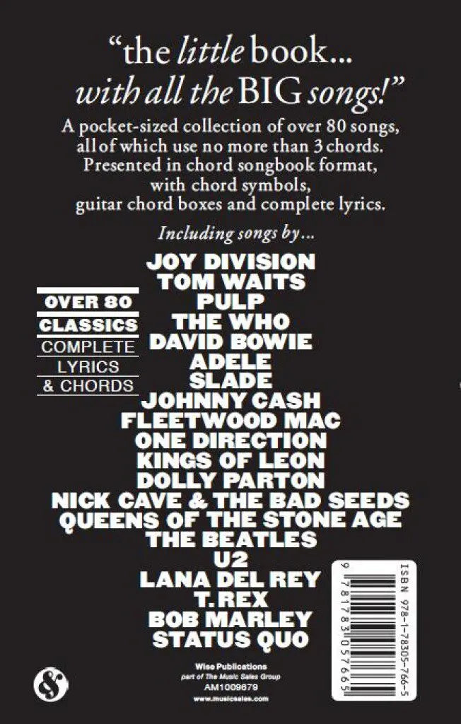 Little Black Book Songbook 3 Chord Songs