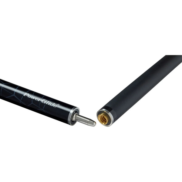 PowerGlide Noir Fibreglass Snooker Cue 2 Piece 57" 10mm Tip