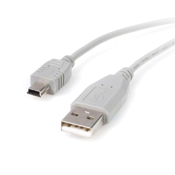 GBC USB A Plug to USB Mini B Plug - 1m