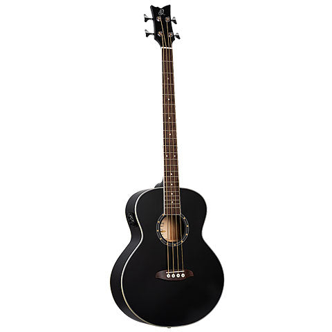 Ortega Acoustic Bass Deep Series 7 - Spruce/ Mahogany Satin Black (D7CE-SBK-4)