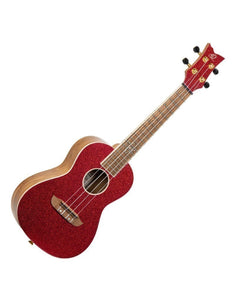 Ortega Element Series Concert Ukulele  - Metallic Red