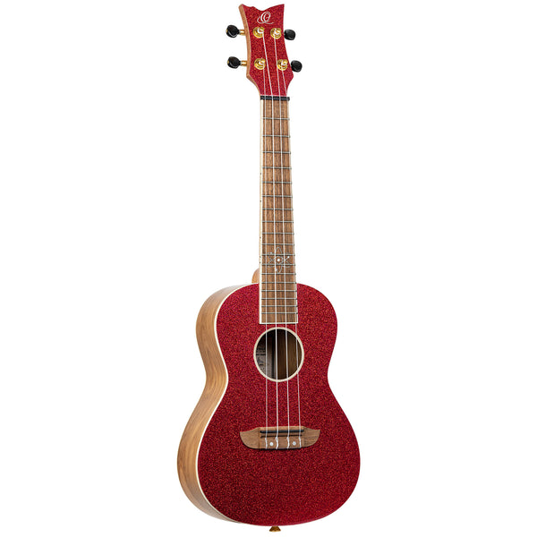 Ortega Element Series Concert Ukulele  - Metallic Red