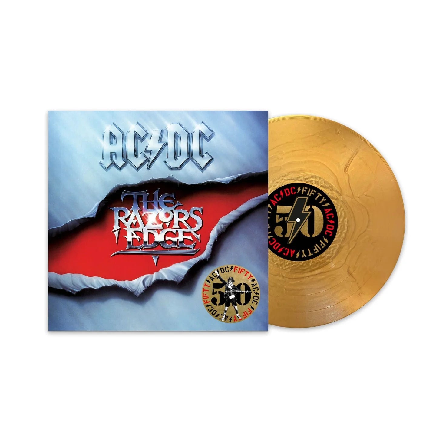 AC/DC - The Razors Edge Gold Edition LP (Gold Vinyl)
