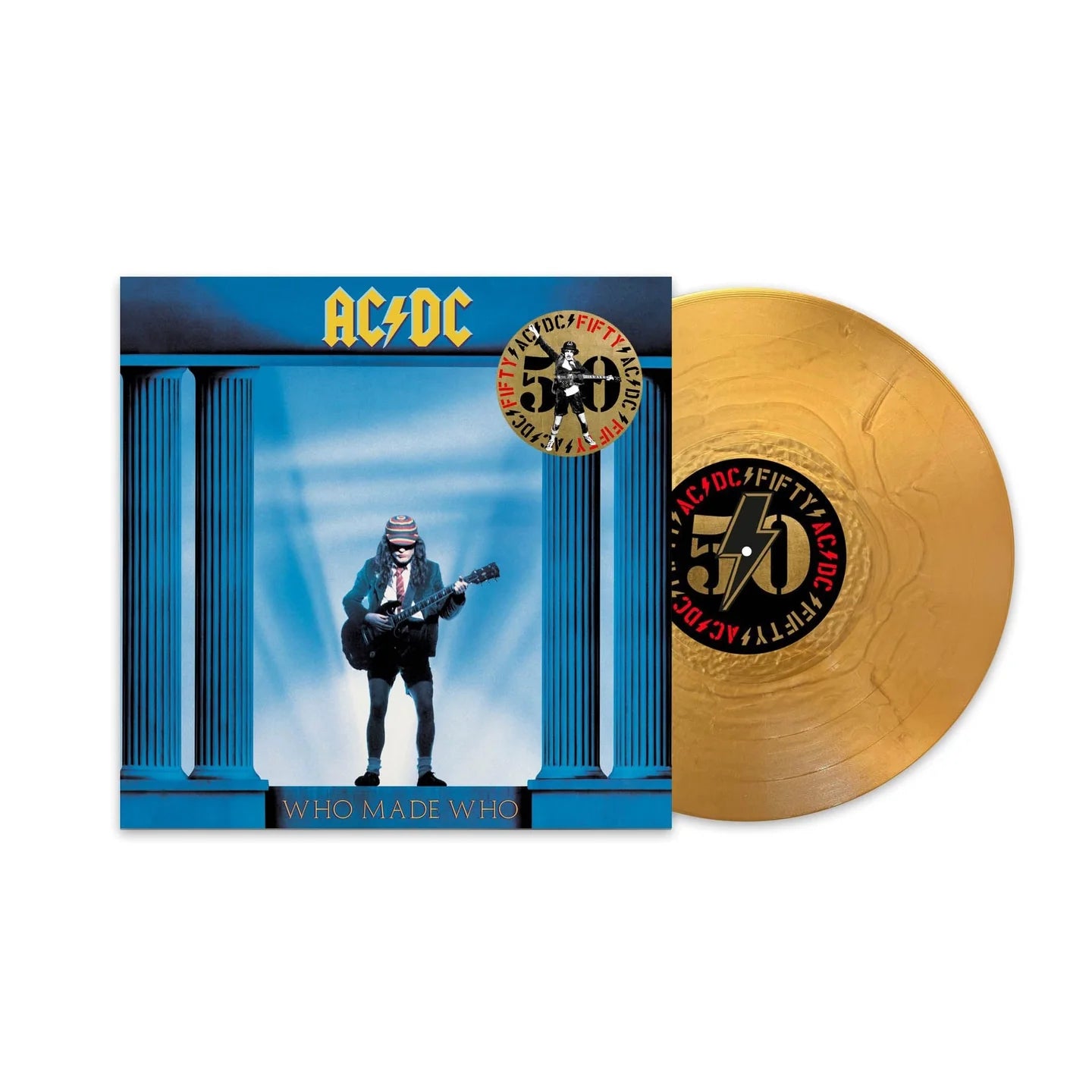 AC/DC - Who Made Who Gold Edition LP (Gold Vinyl)