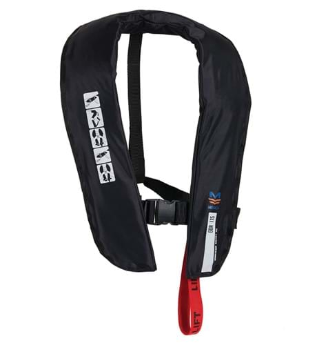 Mesica GDR175 Automatic Life Jacket 150N (Black)