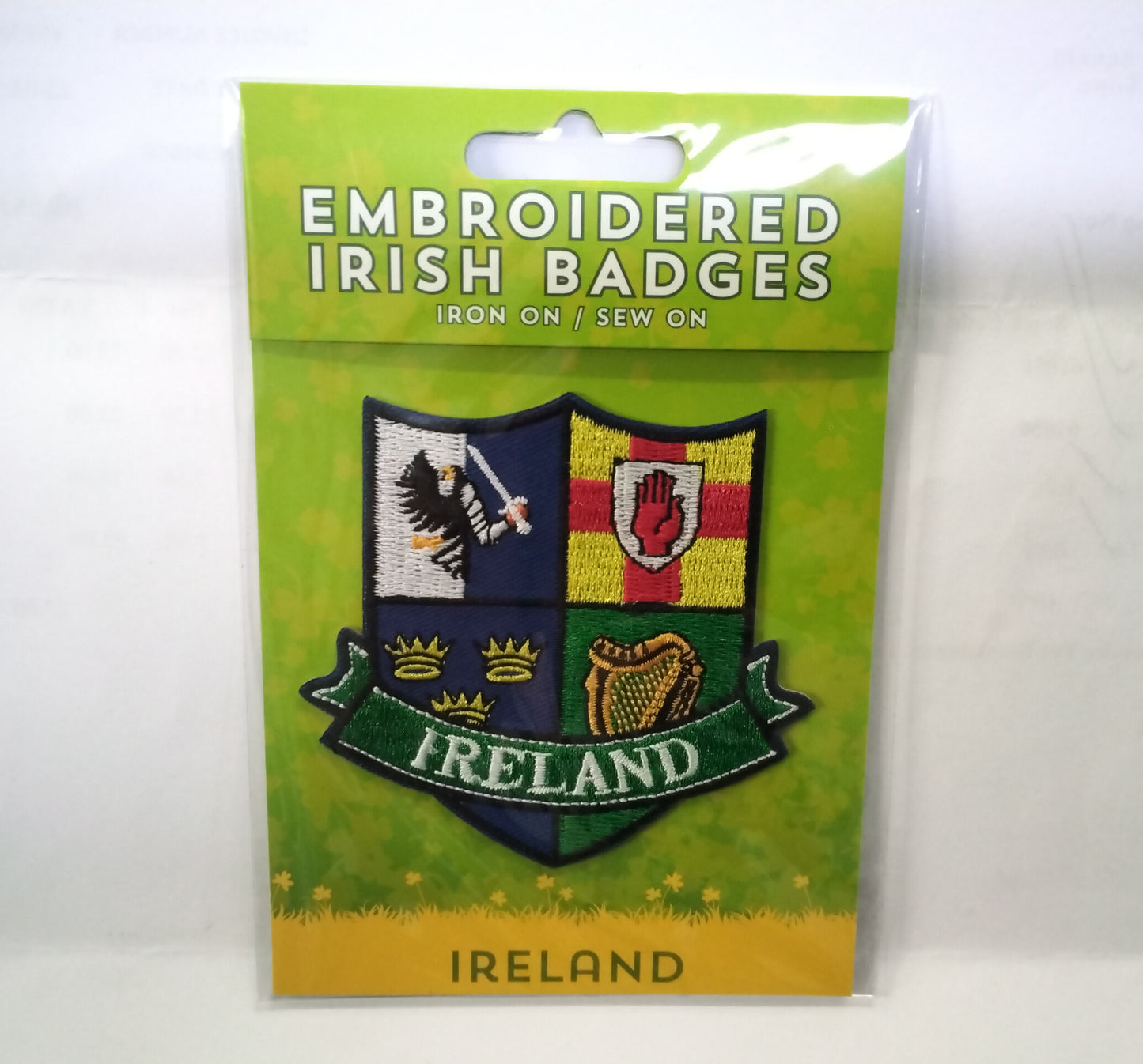 Irish Embroidered Patches/Badges