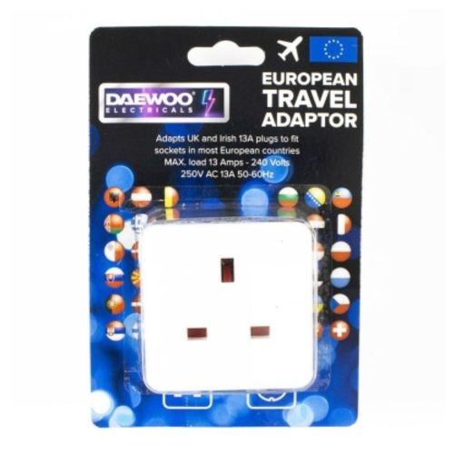 Daewoo Travel Adaptor  UK to EU