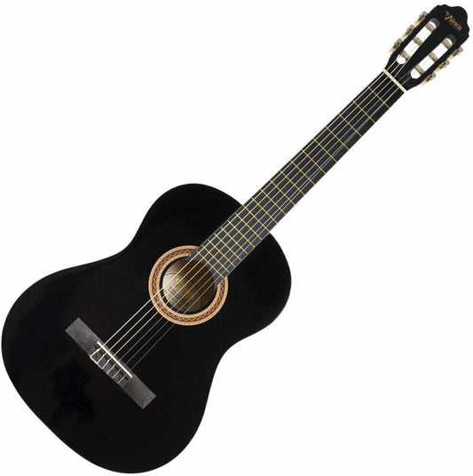Valencia VC103KBK Classical Guitar Pack - 3/4 Size  (Black)
