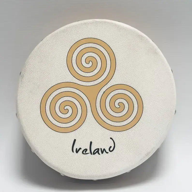 Koda Irish Bodhran 12″x3″ with Beater, Solid Wooden Black Frame