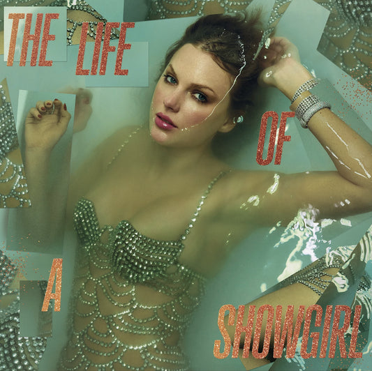 Taylor Swift- The Life of a Showgirl LP (Portofino Orange Glitter Vinyl)