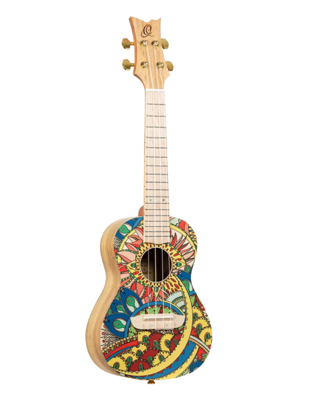 Ortega Art Series Concert Ukulele  - Mystic Indica