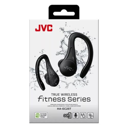 JVC Fitness True Wireless In-Ear Headphones with Ear Loop (HA-EC25T)