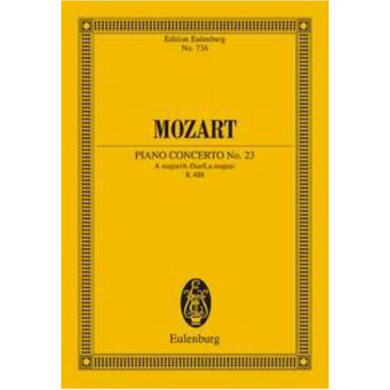 Wolfgang Amadeus Mozart: Piano Concerto No.23 In A Kv.488: Piano