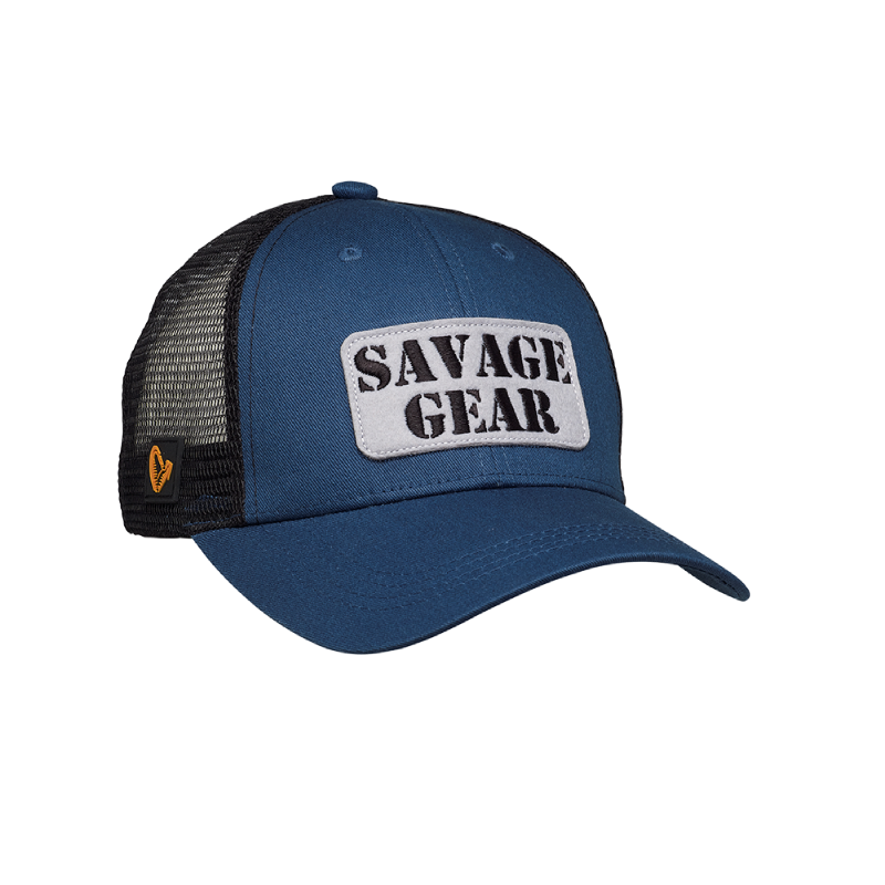 Savage Gear Logo Badge Cap - Teal Blue