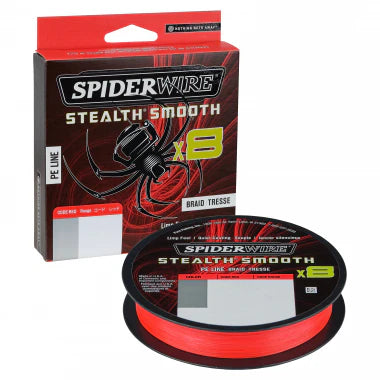 SpiderWire Stealth Smooth 8 Braid - Code Red (150m)