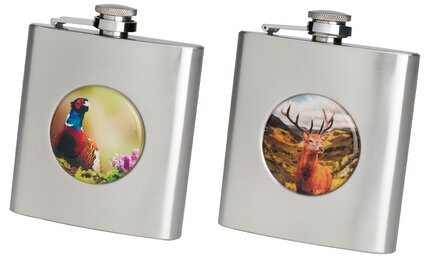 Bisley Stainless Steel Hip Flask 6oz