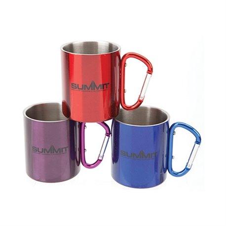 SUMMIT 300ml Aluminium Carabiner Handled Mug