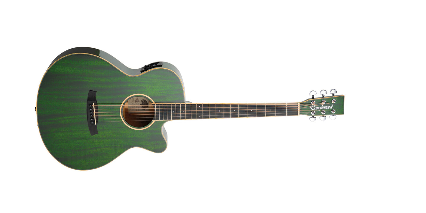 Tanglewood Winterleaf Super Folk Acoustic Guitar w/EQ.  (TW4CEFG)