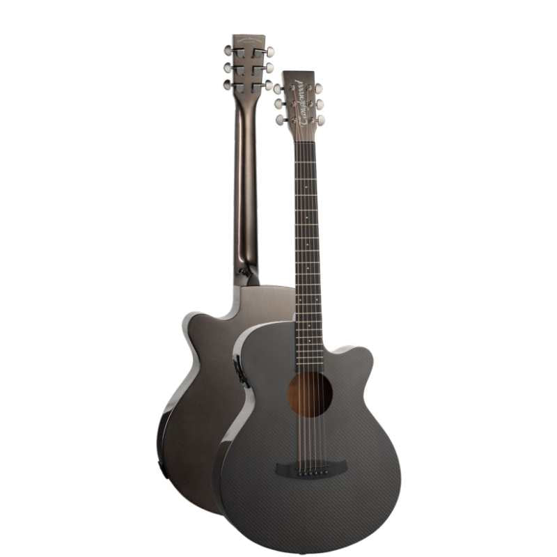 Tanglewood Winterleaf Super Folk Acoustic Guitar w/EQ. - Carbon Fibre (TW4CEBN)