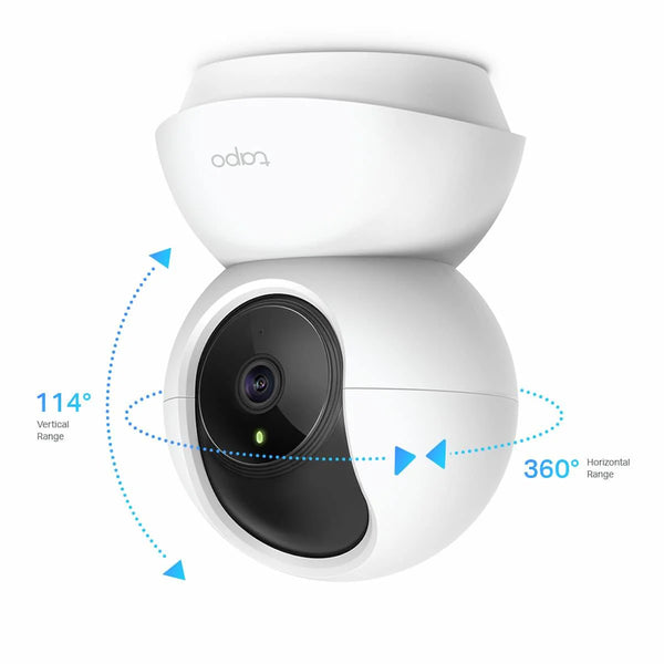 TP-Link Pan/Tilt Home Security Wi-Fi Camera - White | TAPOC200