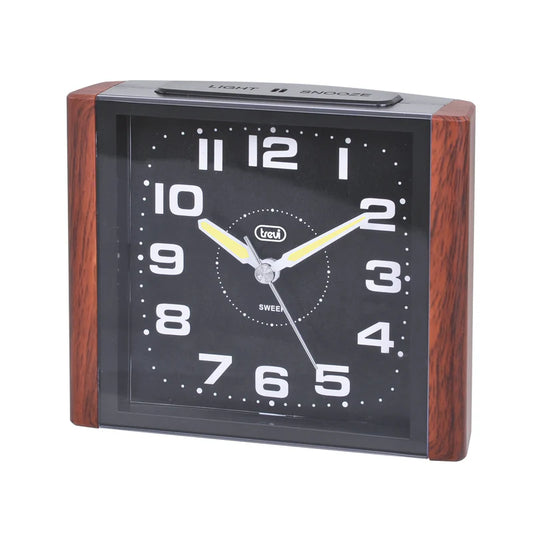 Trevi Wood Alarm Clock (SL3095)