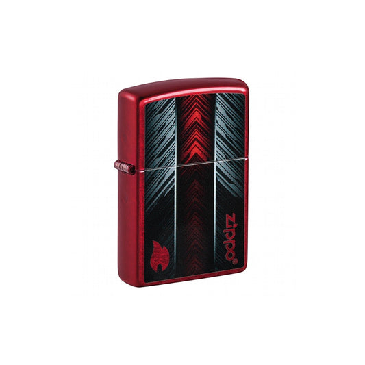 Zippo -  Red & Gray Zippo Design 21063