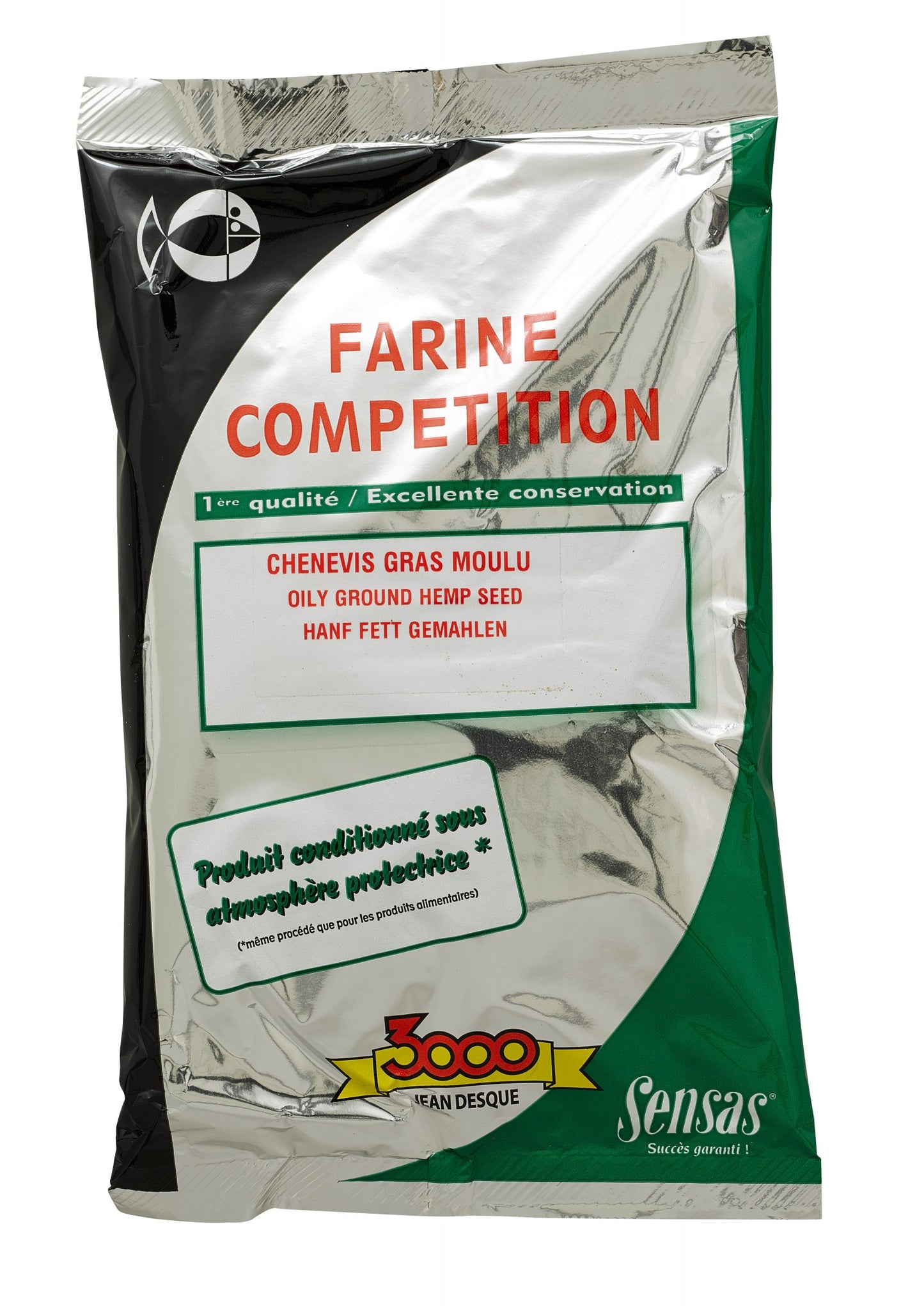 Sensas Grilled Oily Hemp Seed Groundbait