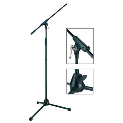 Boston Microphone Stand with Boom Mic Stand Professional (MS-1425-BK)