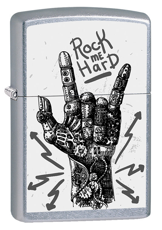 Zippo 207 Rock Hand Design