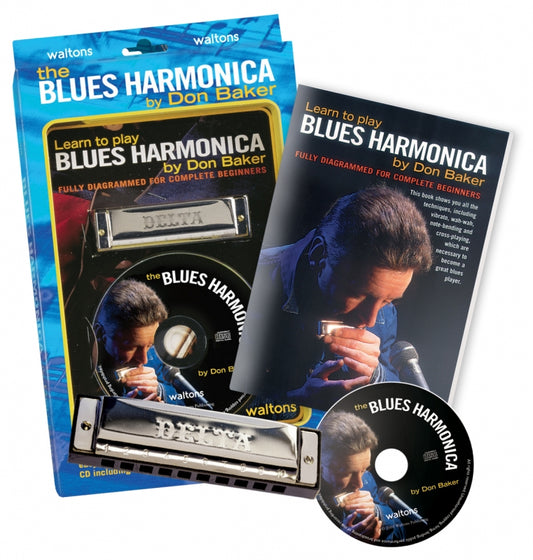 Waltons Blues Harmonica Pack by Don Baker