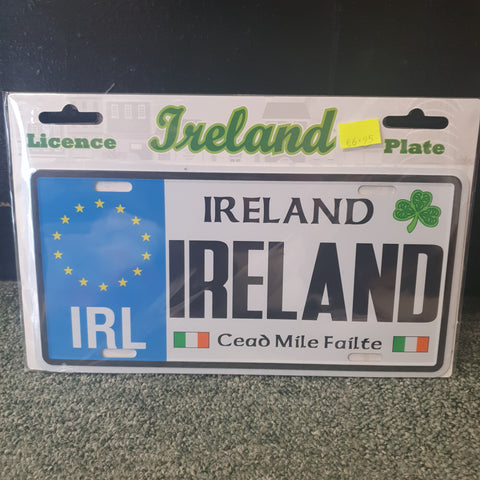 American Car Ireland Souvenir Licence Plates