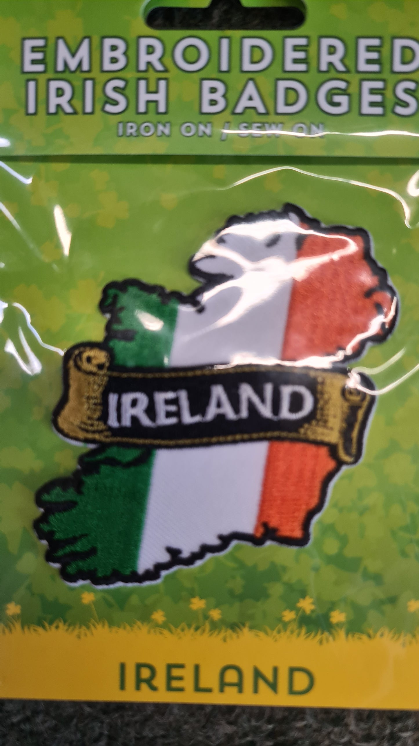 Irish Embroidered Patches